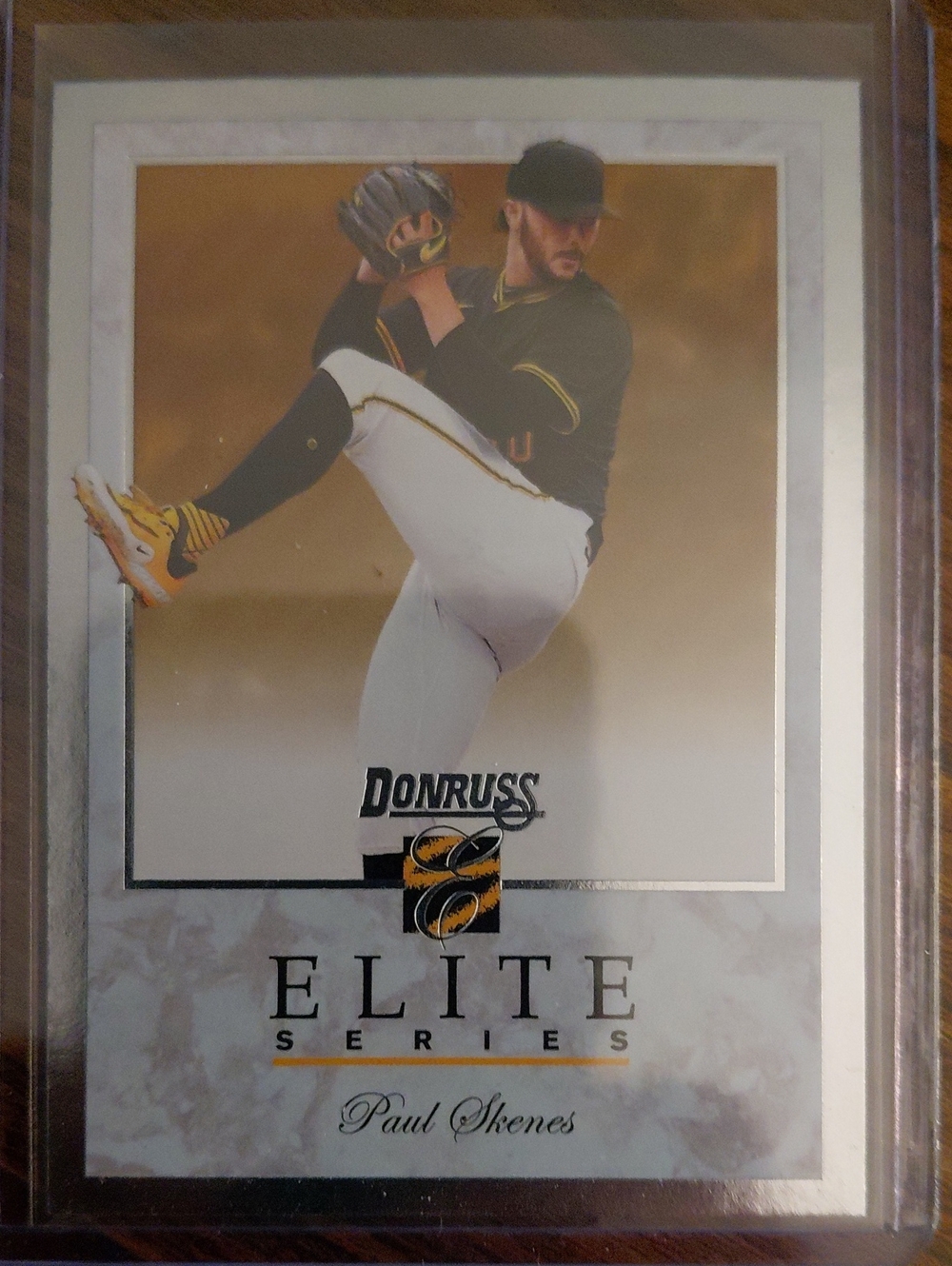 Donruss Elite Series Paul Skenes Baseball Card - Black, White, Gold
